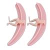 Eyelash Separator Tool Washable Reusable Silicone Base and Legs Lash Extension Assisted Tool for Beauty Salon Pink