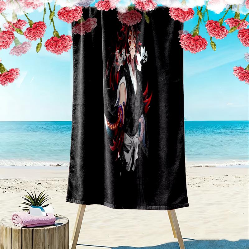 Anime Fusion Power Passion Beach Towel Soft Beach Swim Absorbent Bath Towel Seaside Outdoor Picnic Beach Mat Travel and Vacation Towels Beach Towel