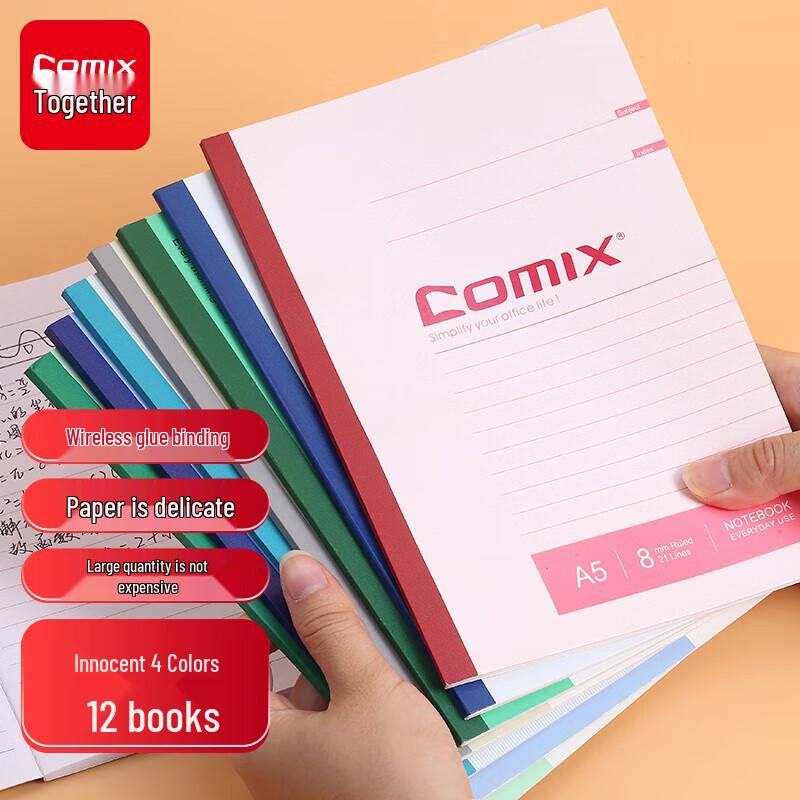 COMIX Wireless Bound Soft Cover Notebook Set