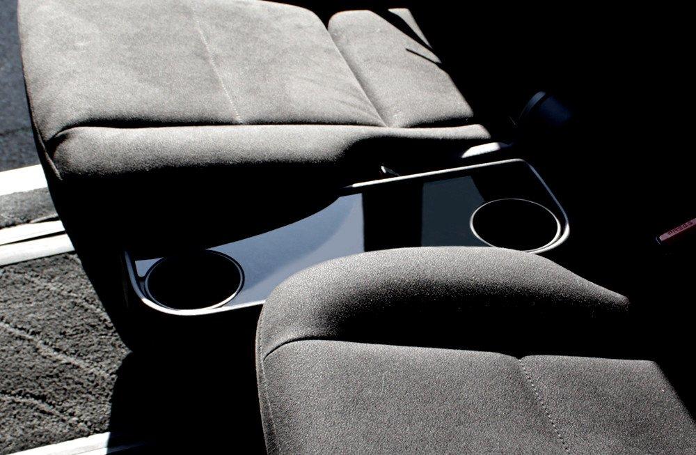 SecondStage Side Table Panel for Toyota and Esquire Early and Late Piano Black (Second Stage) 2nd-Row Voxy, Noah, (80 Series, Models), (T321BLK)