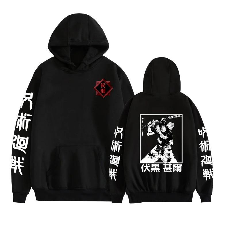 

Leveorch Фушигуро Тоджи Итадори Юджи Комфортный Осенне-Зимний Модный Худи Классический Пуловер Уличный Свитшот Одежда 3XL