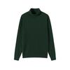 Mens Warm High Neck Knit Sweater Winter Solid Color Casual Long Sleeve Pullover