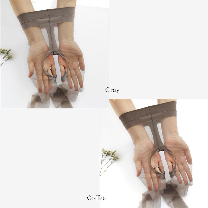 Doiaeskv 2 Paar 0D Ultra-Dünne Sexy Atmungsaktive Damen-Strumpfhosen Transparent Ohne Schritt Dehnbare Nylon-Strumpfhosen 150-173(40-65kg)