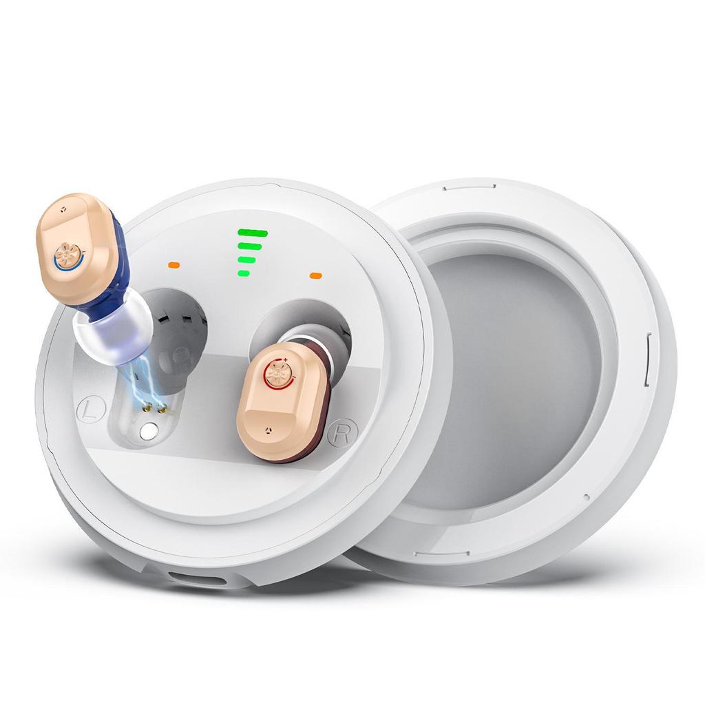 Digital Display TWS Charging Case Hearing Aid for Seniors - In-ear Sound Amplifier