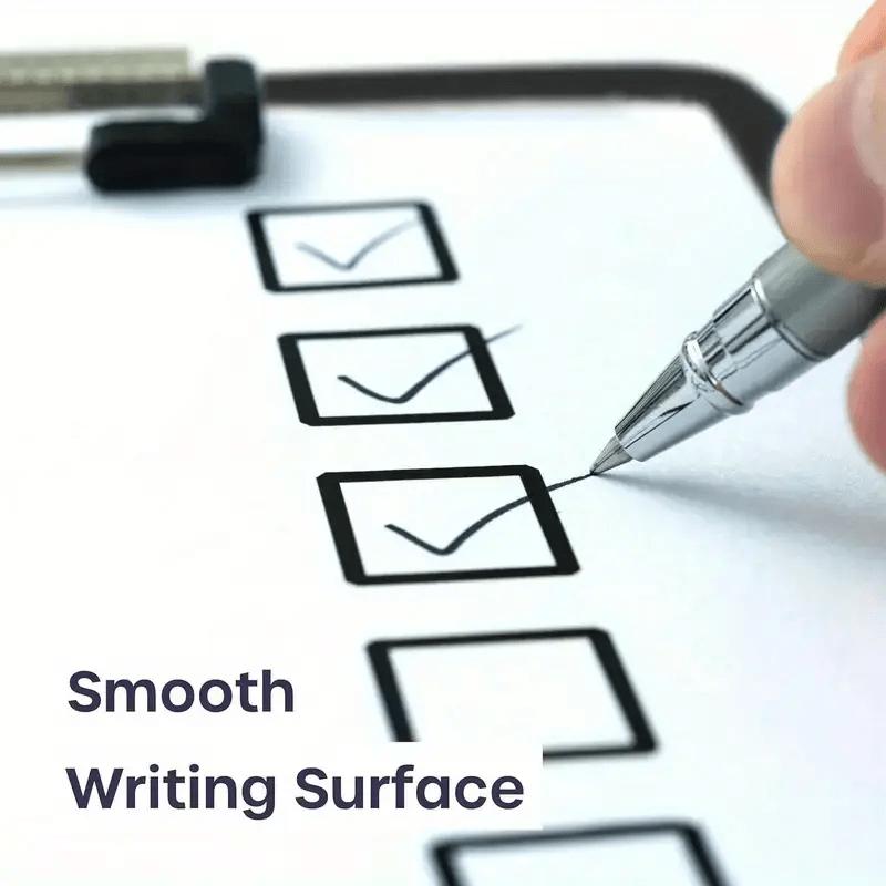 7 Pieces Black Plastic Clipboards And A4 Clipboard Folders, Essential Supplies for Offices And Classrooms