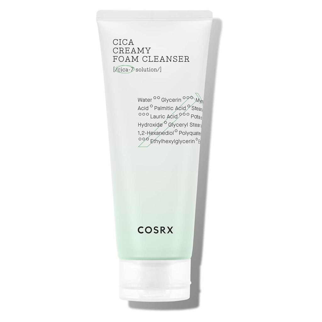 COSRX Pure Fit Cica Creamy Foam Cleanser 150ml facial wash cleansing skincare basic cosmetics