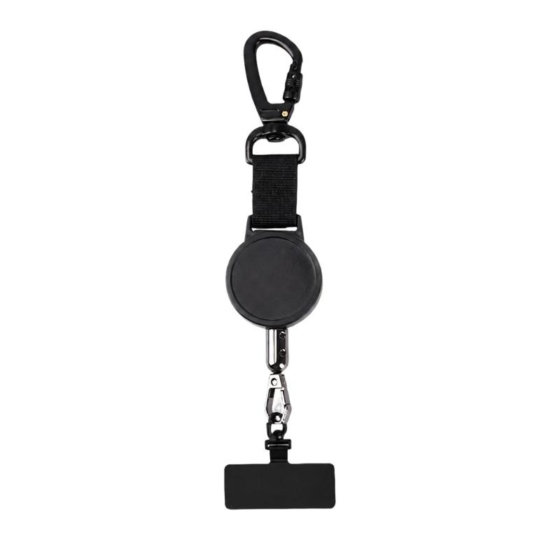 Round Reels Tethers Lanyards for Key and Access Card with a Retracting Cord That Returns the Attaching Item After Each Use