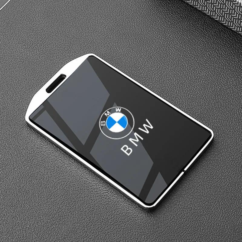 Metal NFC Car Card Key Cover Fob Case Shell for BMW 1 3 New 5 7 8 Series X1 X3 X5 X6 X7 F30 G20 F34 F31 G30 G01 F15 I3 M4 535le LVAXC1