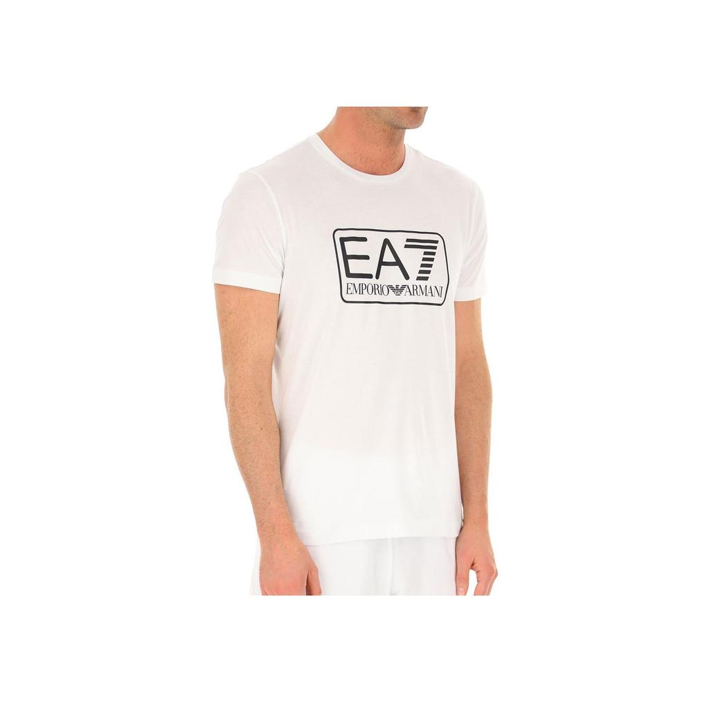 Emporio Armani Round Neck Cotton Short Sleeve T-Shirt Men tops White 8NPT10-TJNQZ-1100