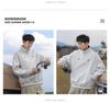 American National Tide Men's Plus Velvet Half-Zip Hoodie - Cozy Autumn/Winter Casual Street Style Loose Stand Collar Jacket