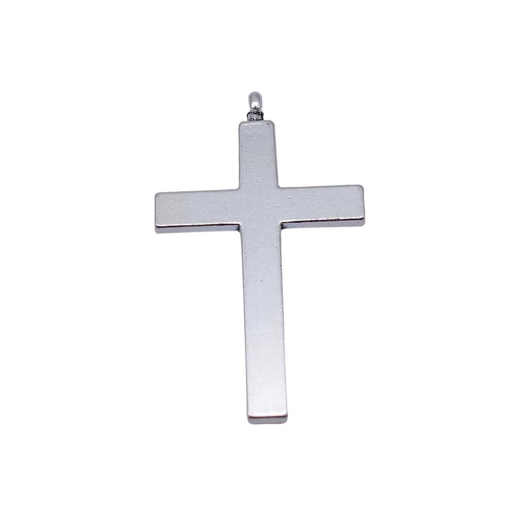 Hollow Cross Charms Multi Color Alloy Pendants For Gothic Christian Jewelry Accessories