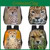 Stylish And Durable 15-inch School Backpack With Leopard Design