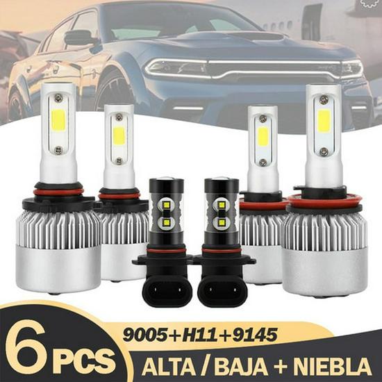 LED Scheinwerfer Kombi-Set: H11, H8, H9005, 9006, H4, H7, H13, 9007, 880, 881