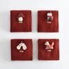 Roter Kinder-Strickschal - Niedlicher, Warmer, Winddichter, Hautfreundlicher Nackenschal
