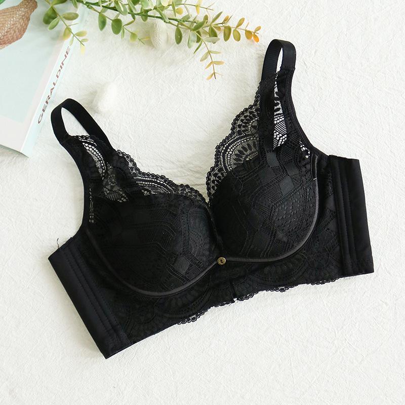 New silk rimless bra, thin adjusted mulberry silk underwear, lace sexy gathering