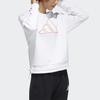 Adidas Streifen Sweatshirt With Loose Fit And Round Neck Women Sweatshirt White GP0719