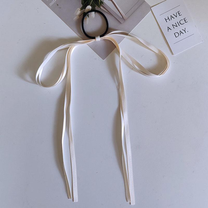 Korean Style Cute Ribbon Bow Elastic Hair Band for Girls Women Hair Rope Ties Headband Ponytail Holder Scrunchies Hair Accessory
