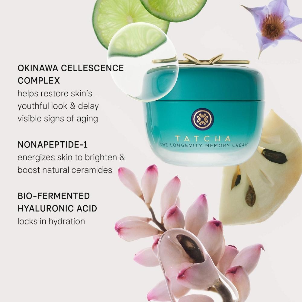 Tatcha The Longevity Jugend-Restaurationscreme 1,7 oz Für Elastizität   Helligkeit