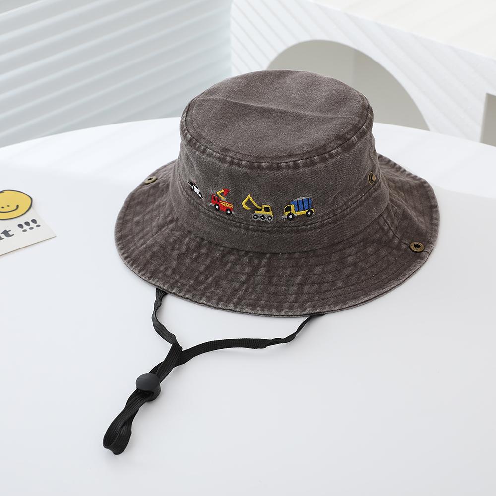 100% puur katoen veelkleurige kinder visserhoed, een gepersonaliseerde en casual outdoor zonbeschermingspet, geschikt voor uitstapjes