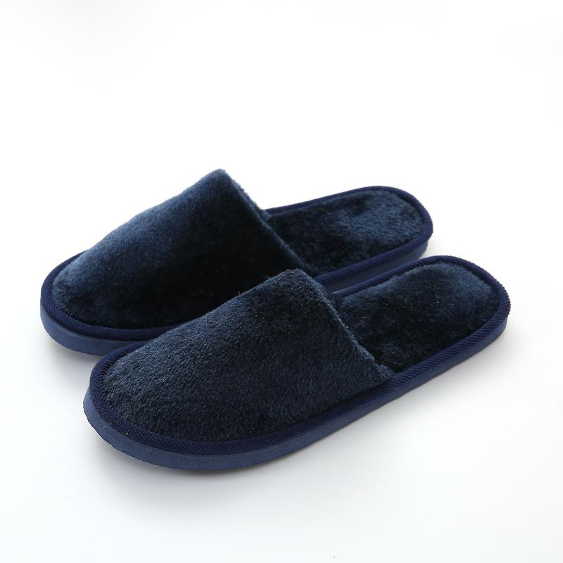 Autumn and Winter Cotton Slippers for Couples, Warm Cotton Slippers for Women