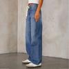 Women's Denim Classic Versatile High Waist Fashionable Trousers