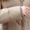 Fashion Winter Coat Female Long Parkas Hooded Faux Fur Collar Loose Thick Women's Jackets