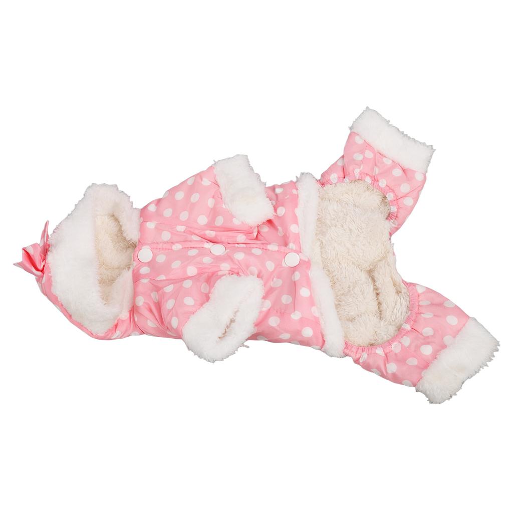 Hundvinterrock Varm Förtjockad Hudvänlig Hel Huvtröja Husdjur Kläder för Kallt Väder för Små