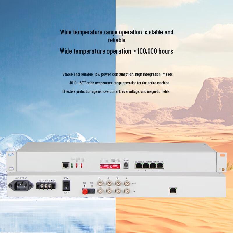 LIJIA LJ-P4E1-4E-20KM PDH Optical Terminal Unit