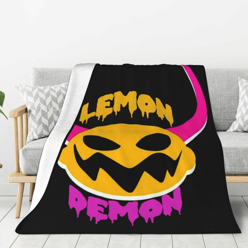 Custom Music Band Lemon Demon Blanket 3D Printed Soft Flannel Fleece Warm Throw Blankets for Car Bedroom Couch Quilt