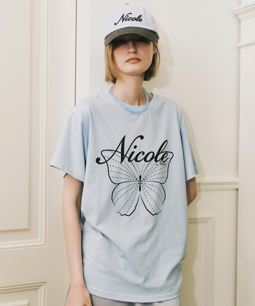 Nigaennikol Nicole Butterfly Sleeve Top_Sora Brown