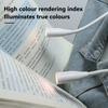LED Neck Reading Light Bendable Arms Book Light Adjustable Brightness Hands Free  for Reading Knitting Camping Repairing