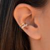 Fashionable Classic Copper Earrings K12 Gold