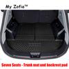 For CHERY TIGGO 8 Pro Max 2023 2024 2025 Car TPE Rear Trunk Mat Waterproof Storage Pad Anti-Slip Easy Clean Car Accessorie
