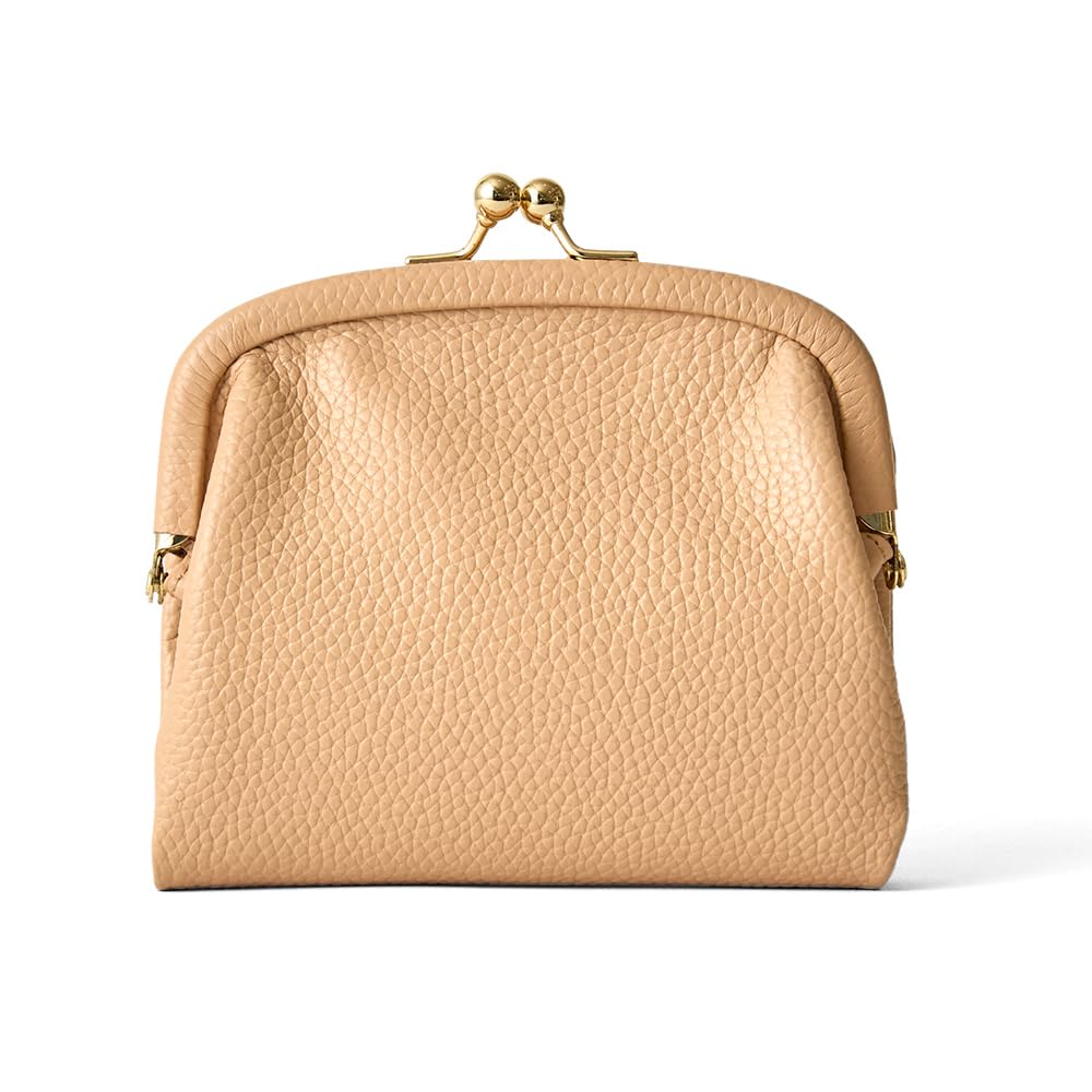 

HASHIBAMI Walnut Clasp Half Wallet Ha-2202-704 Apricot