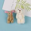 High Quality  5Cm Soft Mini Plush Rabbit Dollhouse Miniature Accessories Animal Toy Furniture For Doll Home Decoration 1Pc