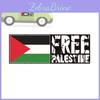 Grootverpakking Auto Decoratie Sticker Vrij Palestina Vlag Ontwerp Zelfklevende Carrosserie Decal Voor Voertuigen