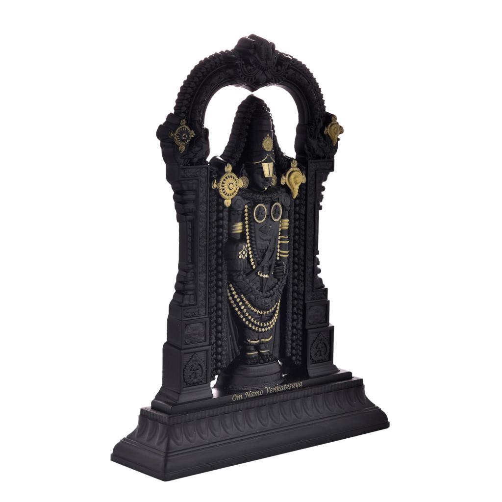 Metal Tirupati Balaji Lord Venkateshwara Statue Idol for Pooja, Home Temple, Office Décor and Gift