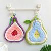 New Coral Fleece Fruit Hand Towel: High-Quality, Absorbent, Decorative Kitchen Souvenir
