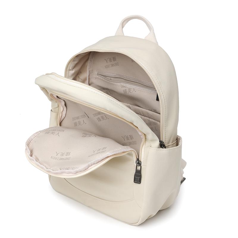 Damen Mehrschichtiger Kurzer Reise Kleiner Rucksack Nylon Wasserdicht Leichter Schulrucksack