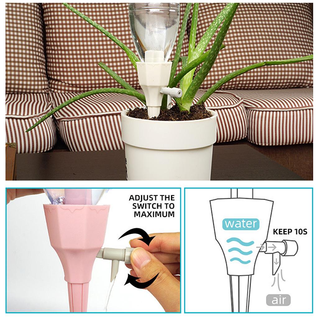 3pcs Water Sprinkler Plastic Automatic Drip Irrigation Tool Planting Irrigator for Garden