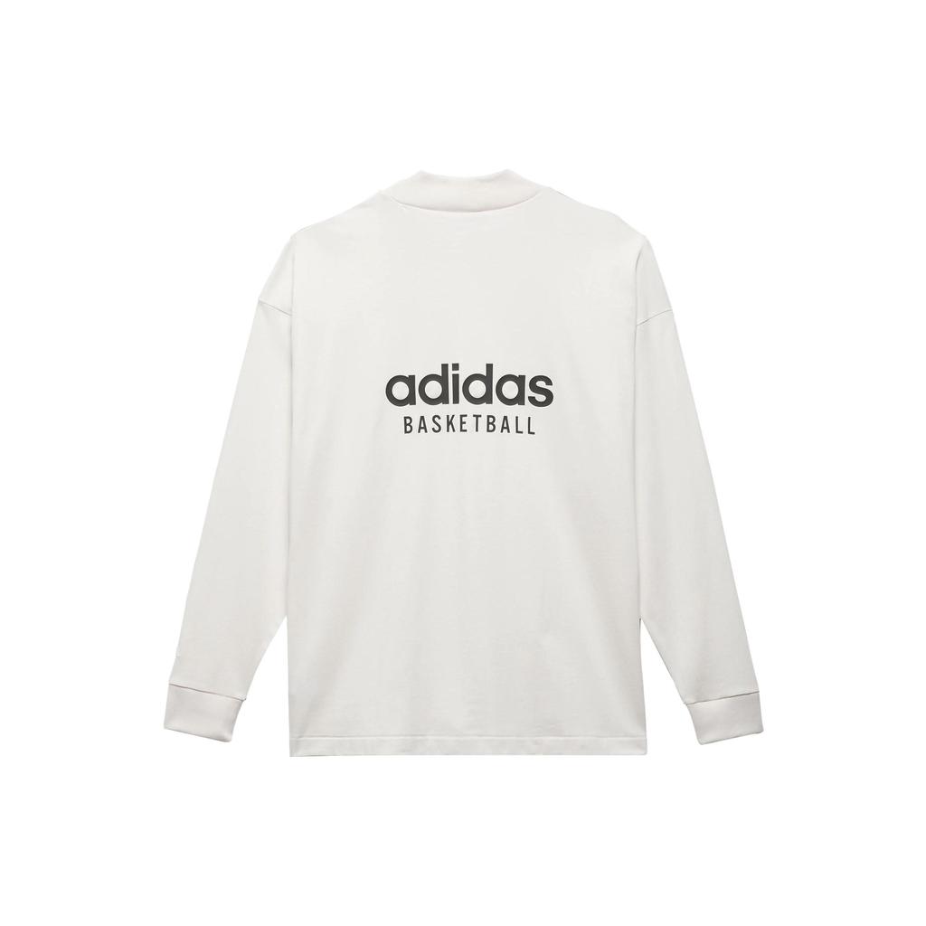 Adidas Originals Trefoil Chapter 1 Basketball Long Sleeve T-Shirt Unisex Tops White IA3424