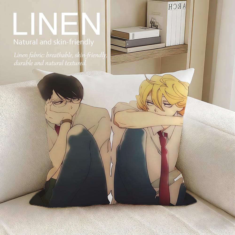 

Anime Doukyusei Cushion Cover Pillowcase Set Pcs x x Breathable Washable Sofa Cushion Cover 30X30cm