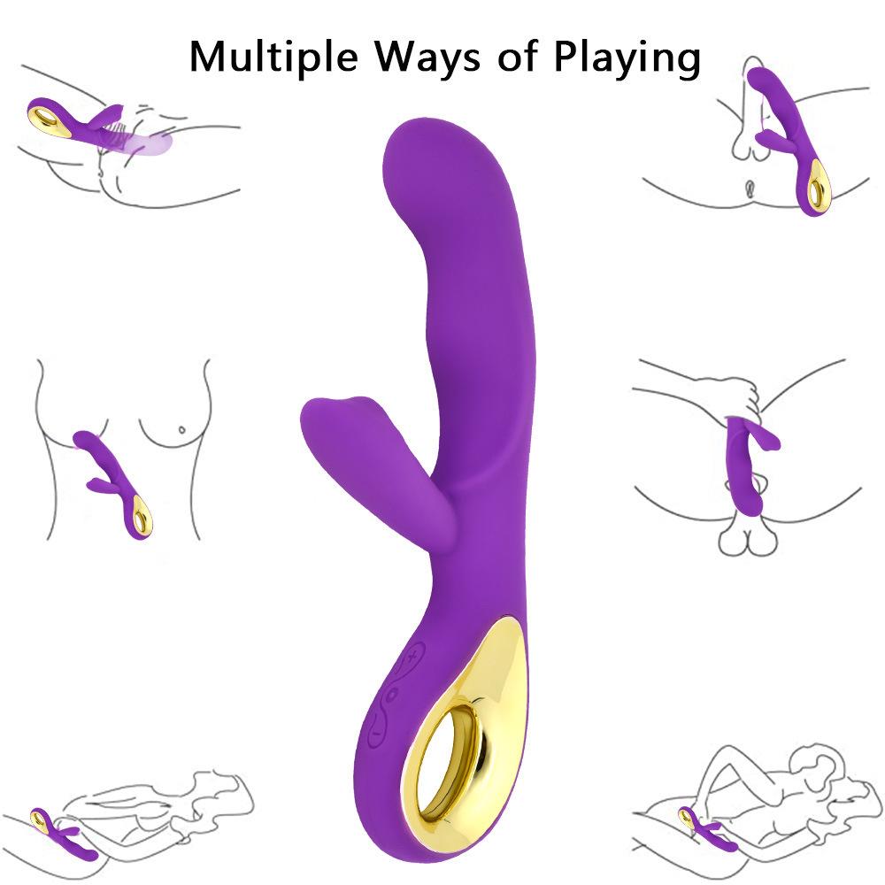 Waterproof Silicone Wave Messenger Massager - 1st & 2nd Gen, Vibrating AV Stick for Adults