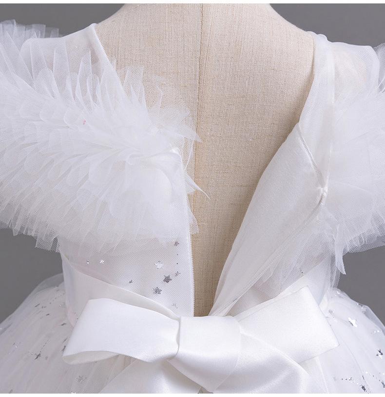 Girls' Summer Floral Princess Dress - Formal Wedding & Birthday Outfit