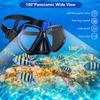 Profesjonalna maska ​​podwodna Maska do nurkowania z aparatem Gogle pływackie Snorkel Scuba Uchwyt aparatu do nurkowania dla GoPro
