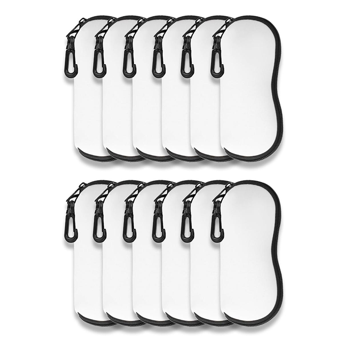 

Набор заготовок для кейсов для солнцезащитных очков с сублимацией 2025+, Мягкие неопреновые кейсы для солнцезащитных очков для сублимационных заготовок, 12 шт. China Mainland