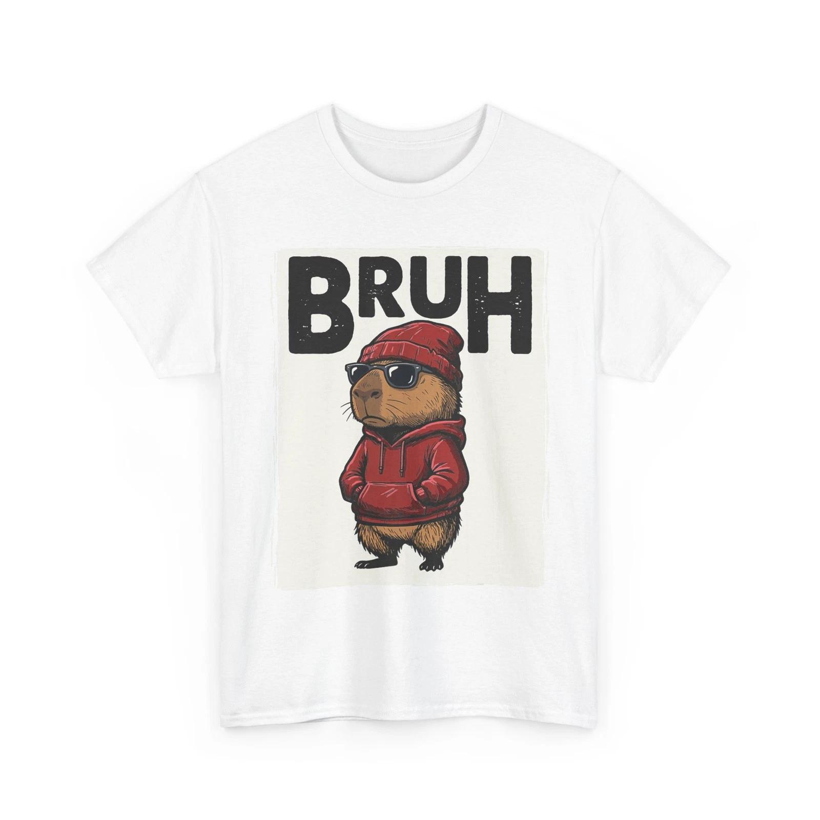Bruh Capybara Shirt, Capybara Rodents Animals Lovers Women Men Shirt S
