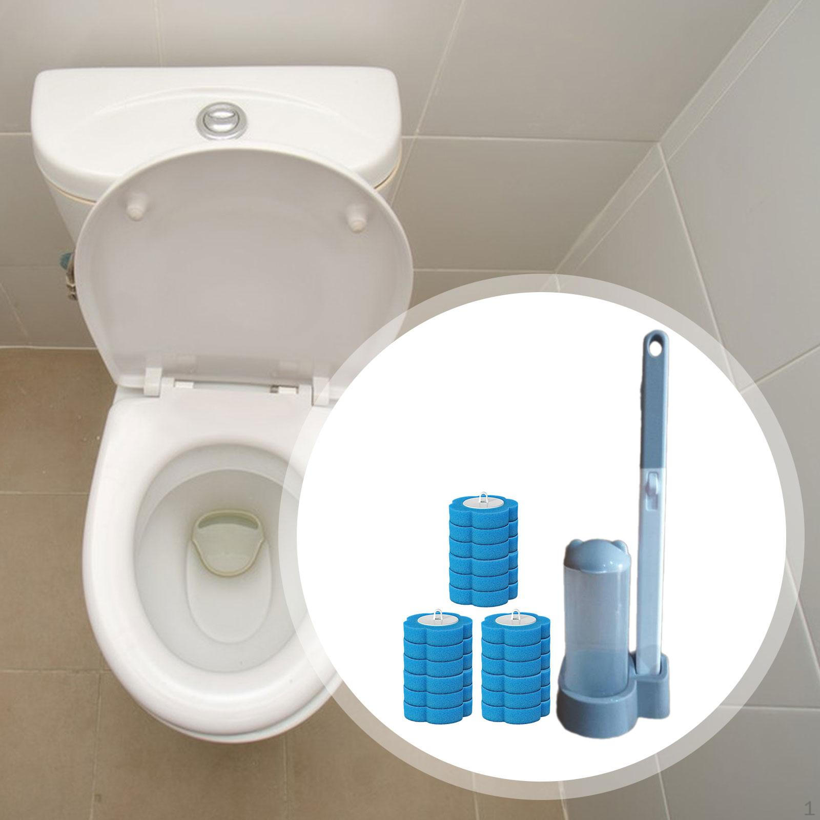 Toilet Brush Brushes for Cleaning Efficient Set Refill Heads Scrubber Hotel