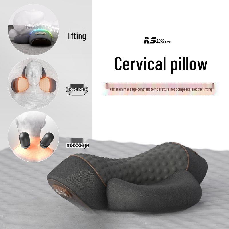 Cervical Spine Protection Massage Pillow with Heating Pad for Better Sleep