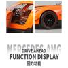 1/18 Scale Benz AMG GT Black Series Diecast Car Model with  Sound and Light, Pull Back Toy Car Model for Kids Adult Collection Gift